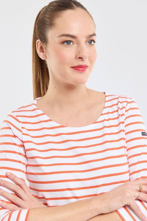 Short-sleeved Breton shirt - lightweight cotton - Armor-lux - 2