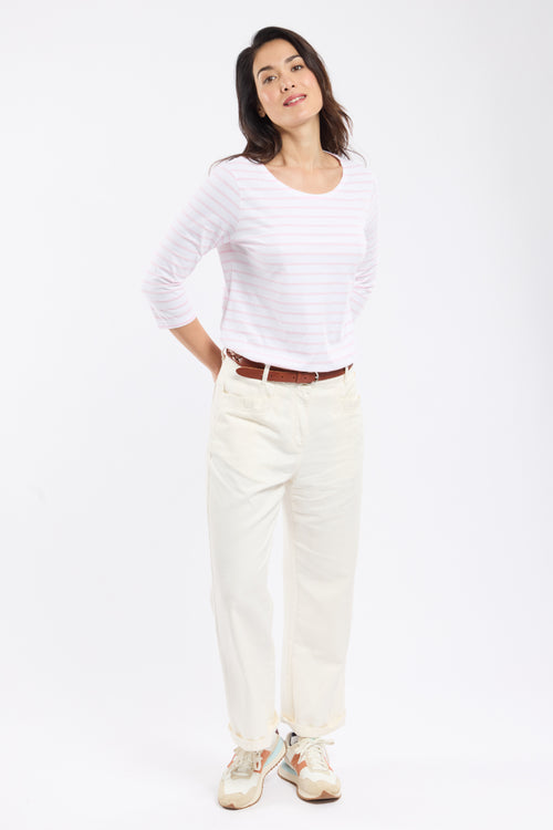 Short-sleeved Breton shirt - lightweight cotton - Armor-lux - 3