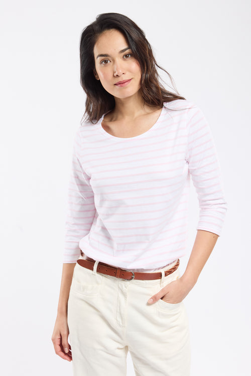 Short-sleeved Breton shirt - lightweight cotton - Armor-lux - 1