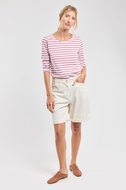 Marinière manches courtes - coton léger - Armor-lux - 3