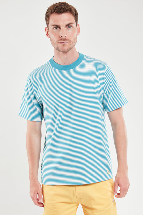 Gestreiftes T-Shirt Héritage – leichte Baumwolle - Armor-lux - 1