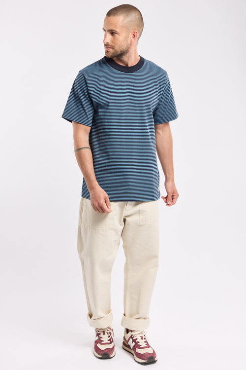 T-shirt rayé - coton issu de l
