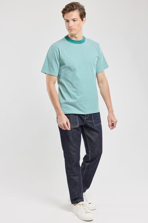 Gestreiftes T-Shirt Héritage – leichte Baumwolle - Armor-lux - 4