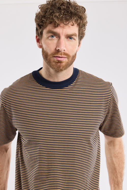 T-shirt rayé Héritage - coton issu de l