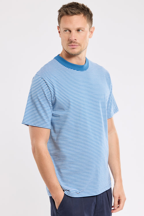T-shirt rayé Héritage - coton issu de l