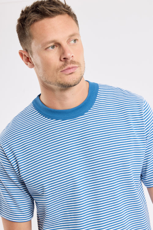 T-shirt rayé Héritage - coton issu de l