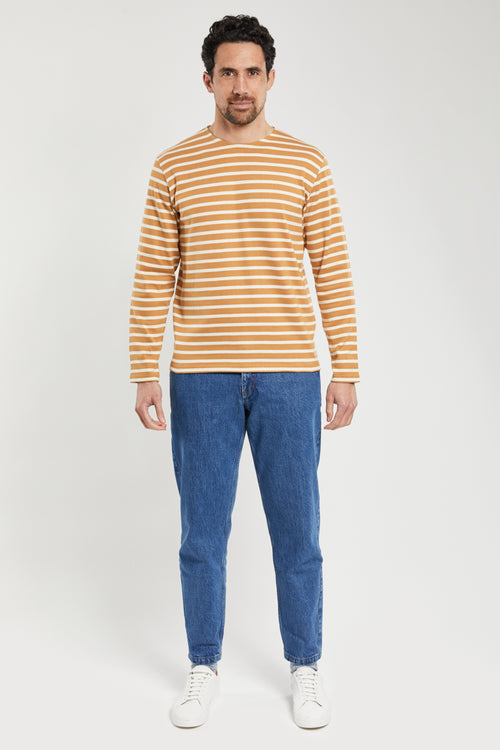 Heritage Breton striped shirt - rustic cotton - Armor-lux - 3