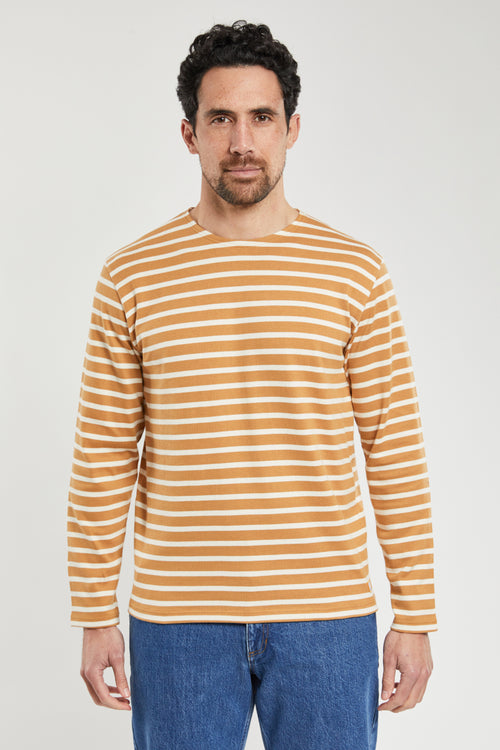 Heritage Breton striped shirt - rustic cotton - Armor-lux - 1