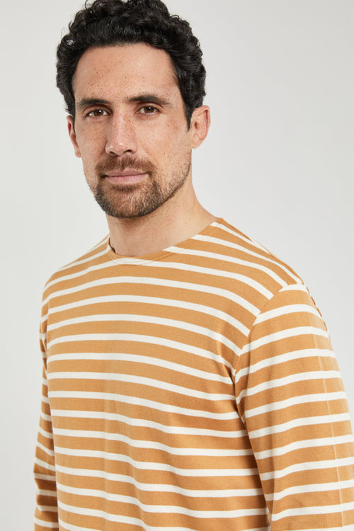 Heritage Breton striped shirt - rustic cotton - Armor-lux - 2