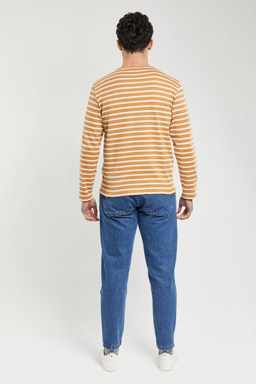 Heritage Breton striped shirt - rustic cotton - Armor-lux - 4