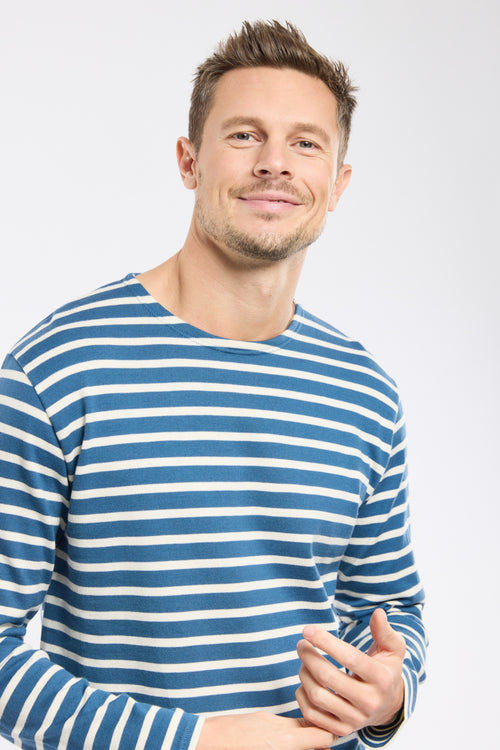 Heritage Breton striped shirt - rustic cotton - Armor-lux - 2