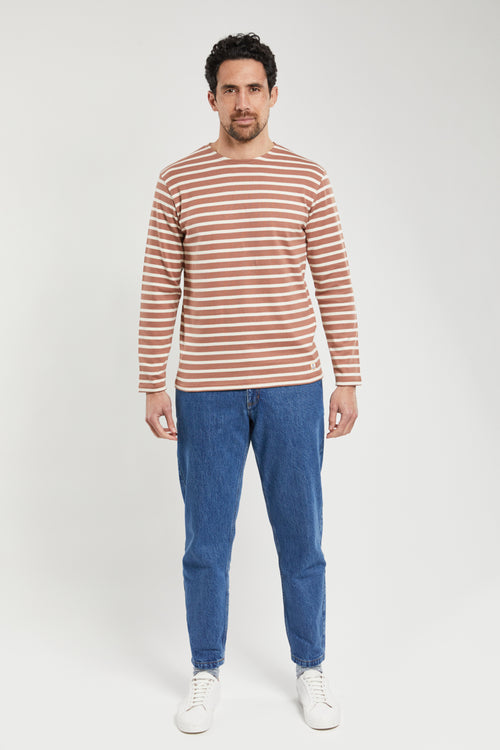 Heritage Breton striped shirt - rustic cotton - Armor-lux - 3