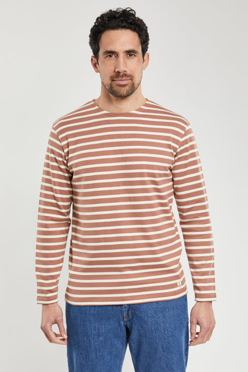 Heritage Breton striped shirt - rustic cotton - Armor-lux - 1