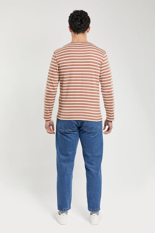 Heritage Breton striped shirt - rustic cotton - Armor-lux - 4