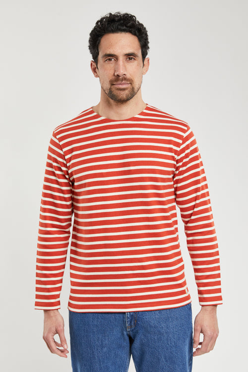 Heritage Breton striped shirt - rustic cotton - Armor-lux - 2