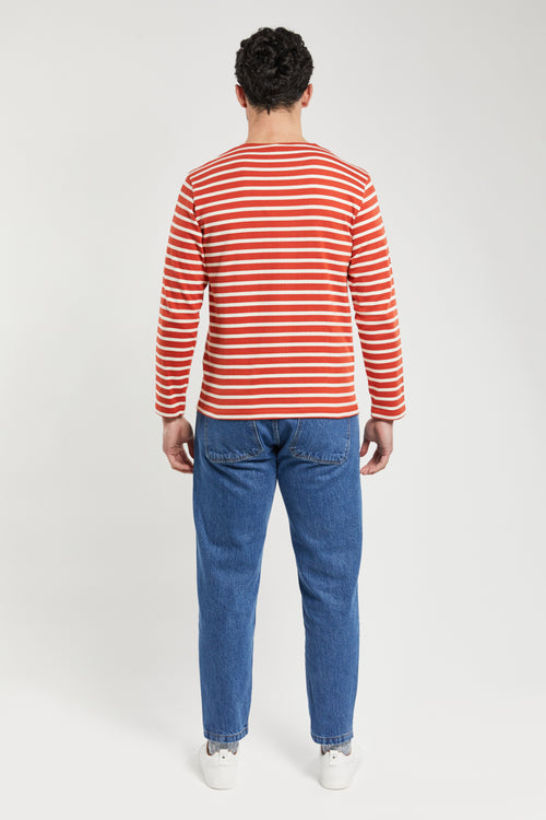 Heritage Breton striped shirt - rustic cotton - Armor-lux - 4