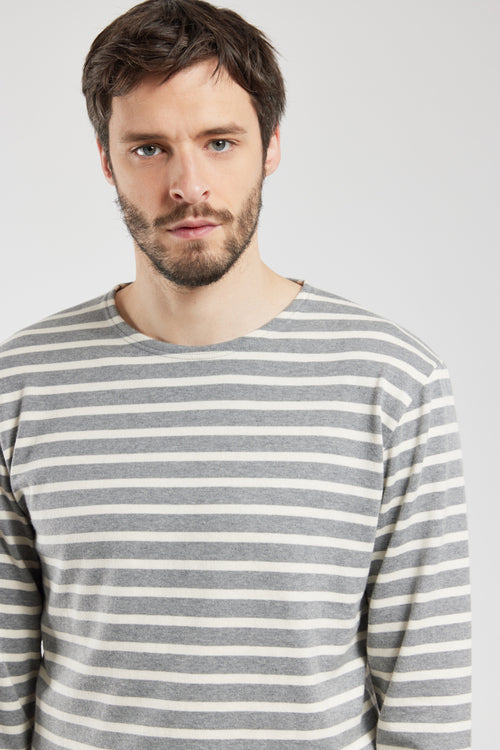 Heritage Breton striped shirt - rustic cotton - Armor-lux - 2