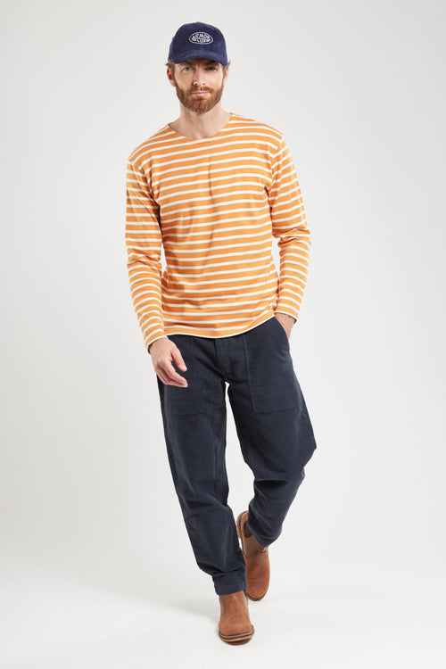 Heritage Breton striped shirt - rustic cotton - Armor-lux - 3