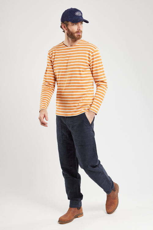 Heritage Breton striped shirt - rustic cotton - Armor-lux - 4