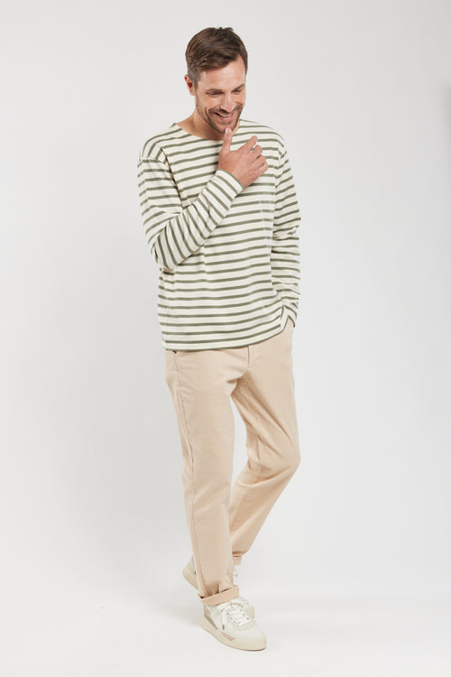 Heritage Breton striped shirt - rustic cotton - Armor-lux - 3