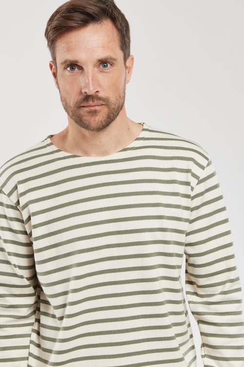 Heritage Breton striped shirt - rustic cotton - Armor-lux - 4
