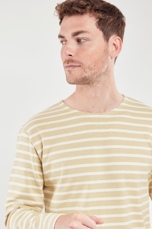 Heritage Breton striped shirt - rustic cotton - Armor-lux - 4