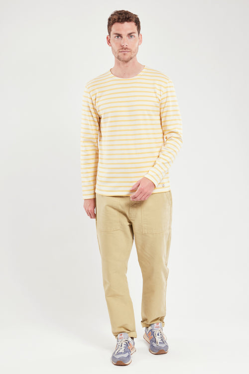 Heritage Breton striped shirt - rustic cotton - Armor-lux - 1