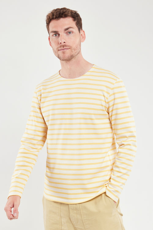 Heritage Breton striped shirt - rustic cotton - Armor-lux - 2