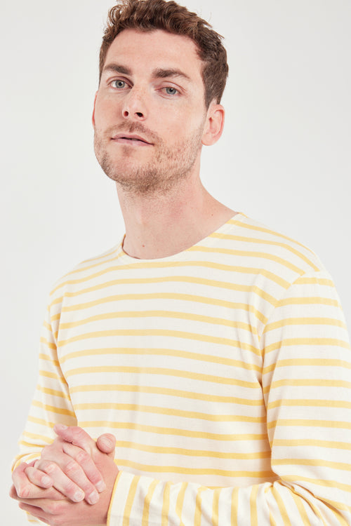 Heritage Breton striped shirt - rustic cotton - Armor-lux - 3