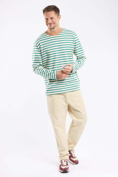 Heritage striped shirt - rustic cotton - Armor-lux - 3