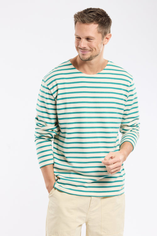 Heritage striped shirt - rustic cotton - Armor-lux - 1