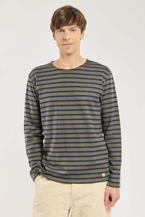 Heritage Breton striped shirt - rustic cotton - Armor-lux - 1