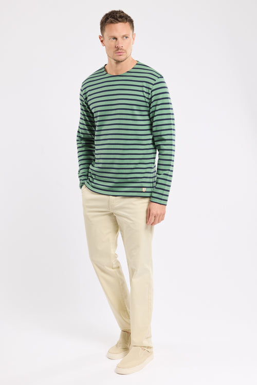 Heritage Breton striped shirt - rustic cotton - Armor-lux - 3