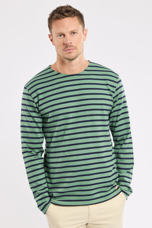 Heritage Breton striped shirt - rustic cotton - Armor-lux - 4