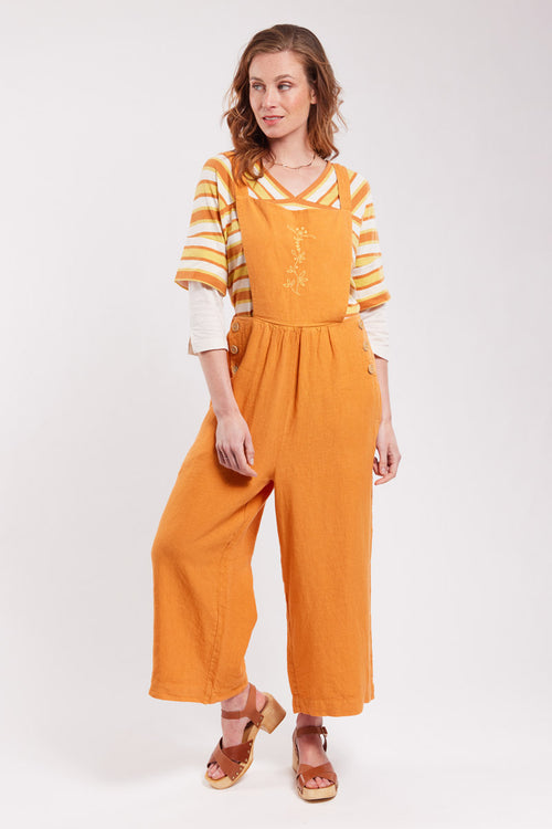 Embroidered dungarees - Armor-lux X Nolwenn Faligot - Armor-lux - 1