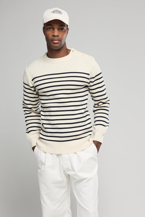 Pull marin rayé Molène - laine - Armor-lux - 2