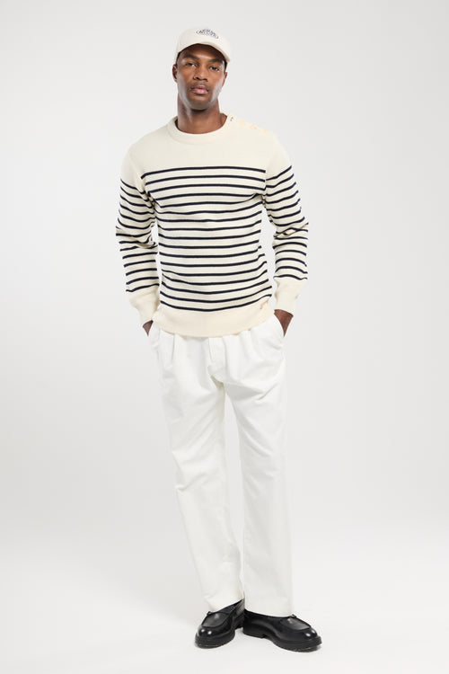 Pull marin rayé Molène - laine - Armor-lux - 3