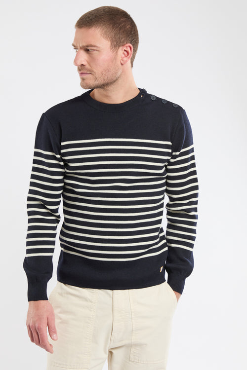 Pull marin rayé Molène - laine - Armor-lux - 3