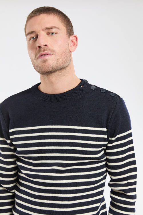 Pull marin rayé Molène - laine - Armor-lux - 4