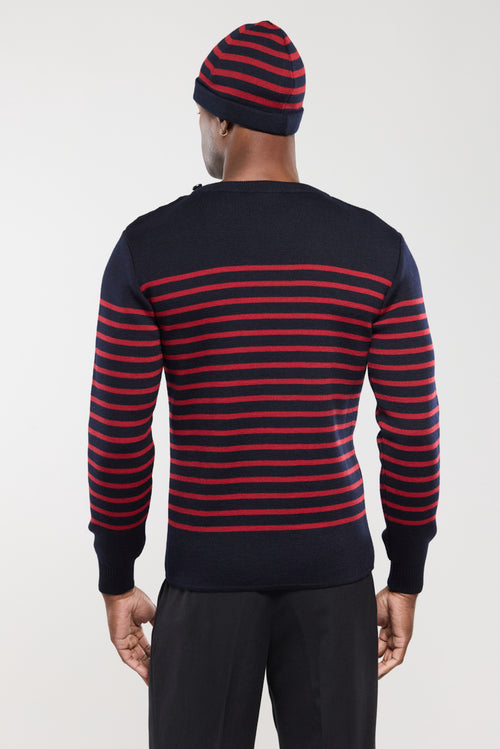 Pull marin rayé Molène - laine - Armor-lux - 4