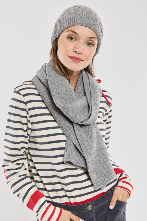 Knitted scarf - wool - Armor-lux - 1