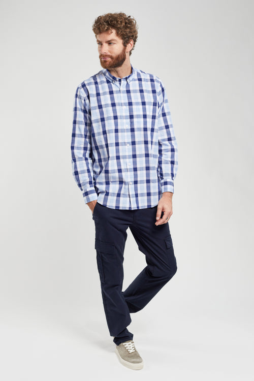 Chemise à carreaux coupe confort - coton - Armor-lux - 4