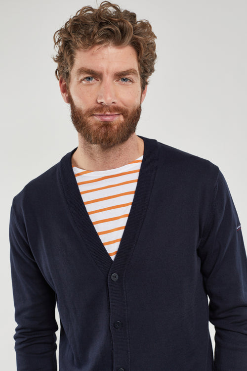 Cardigan boutonné - coton - Armor-lux - 2