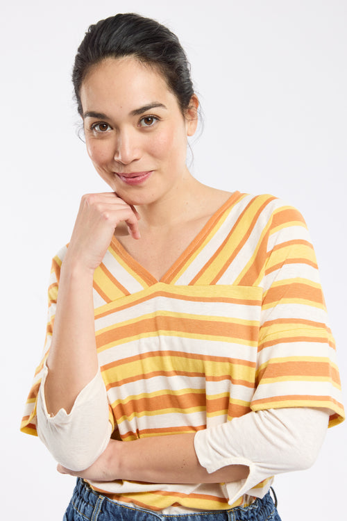 Oversized Breton striped shirt - Armor-lux X Nolwenn Faligot - Armor-lux - 1