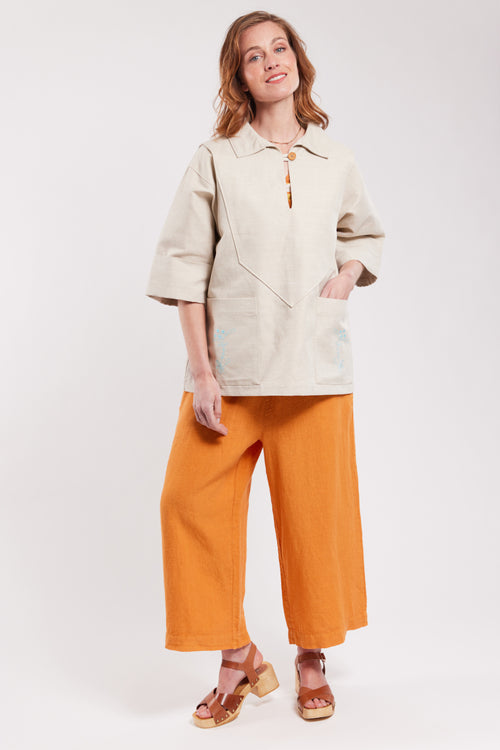 Embroidered fisherman’s smock - Armor-lux X Nolwenn Faligot - Armor-lux - 5