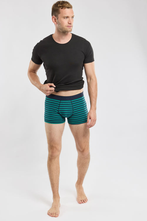 Gestreifte Boxershorts – Baumwolle aus biologischem Anbau - Armor-lux - 4