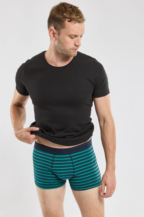 Gestreifte Boxershorts – Baumwolle aus biologischem Anbau - Armor-lux - 1