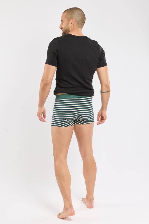 Boxer rayé - coton issu de l