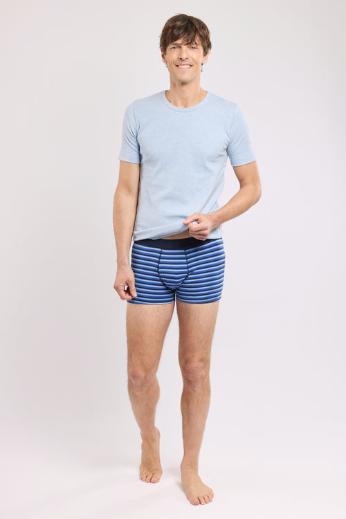 Boxer rayé - coton issu de l