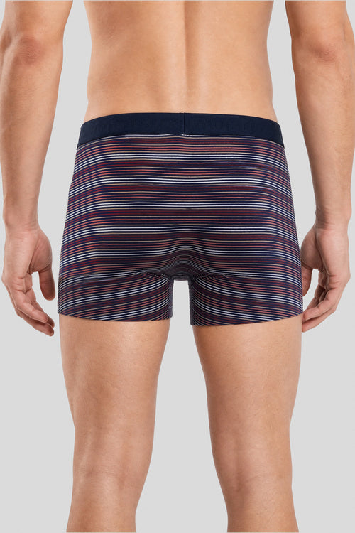 Boxer rayé tricolore - coton issu de l